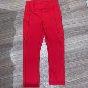 Red Lululemon Leggings *NEVER WORN BRAND NEW***